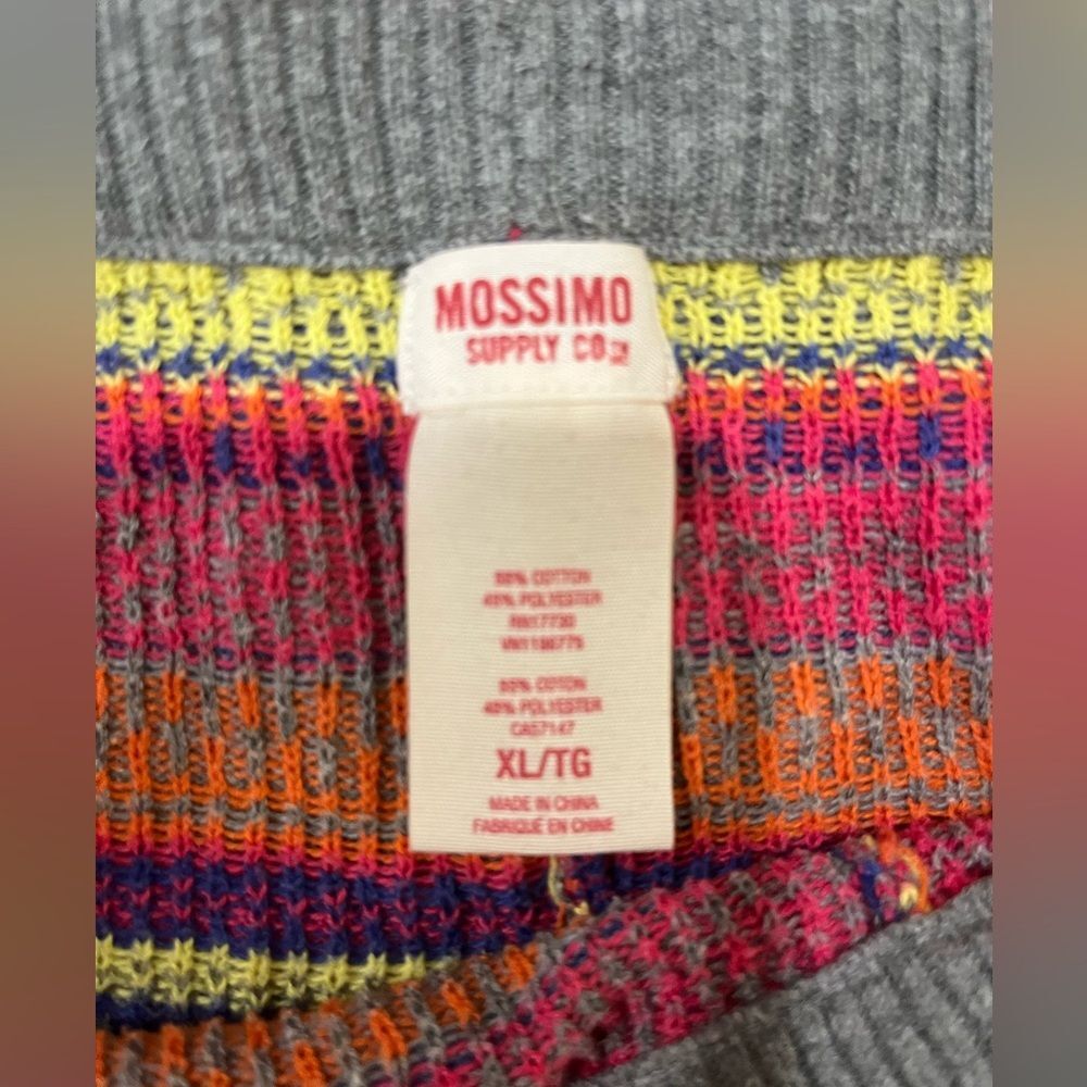 Mossimo Nordic Knit Pajama Pants Lounge Multicolored Size XL - Picture 5 of 5